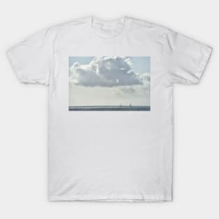 Two Yachts sailing off the Kintyre Coast, Scotland T-Shirt